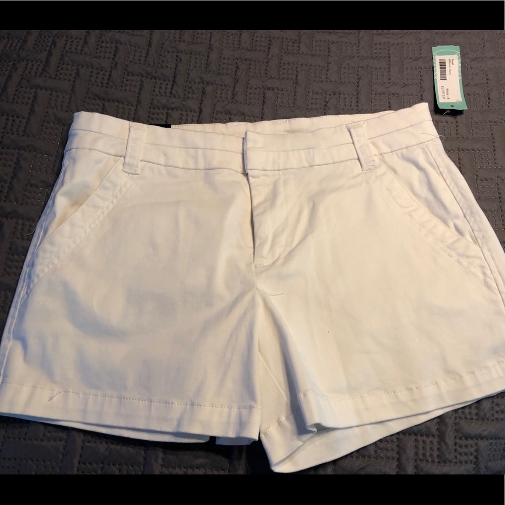 White shorts never worn